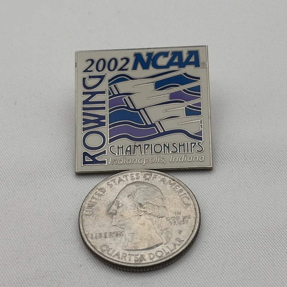 2002 NCAA‎ Rowing Championships Indianapolis Indiana Lapel Hat Pin